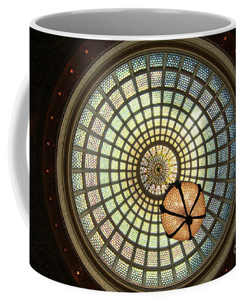 Art Coffee Mug featuring the photograph Chicago Cultural Center Dome by David Levin