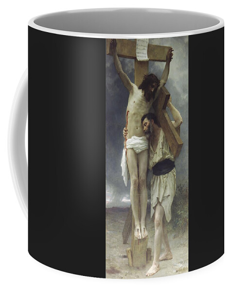 William Adolphe Bouguereau Coffee Mug featuring the painting Compassion #2 by Troy Caperton
