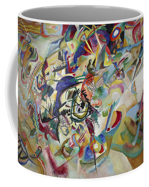 Wassily Kandinsky Coffee Mug featuring the painting Composition VII by Wassily Kandinsky