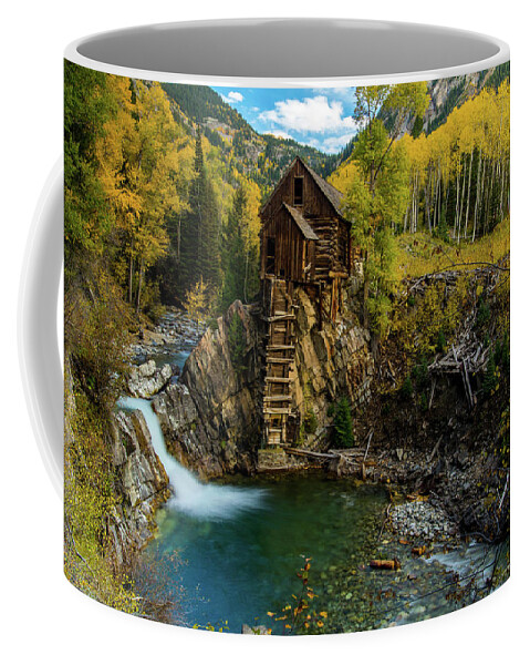 Crystal Mill Coffee Mug featuring the photograph Crystal Mill #1 by Gary Kochel