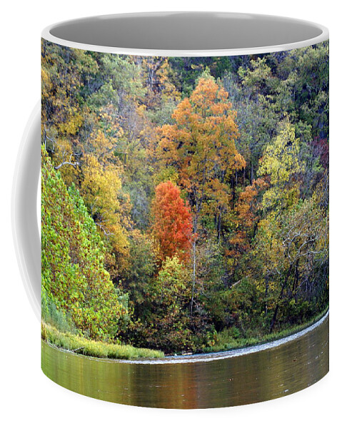 Rivers Coffee Mug featuring the photograph Current River Fall #1 by Marty Koch