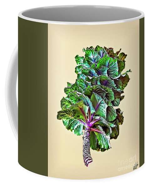  Coffee Mug featuring the photograph Decorative Cabbage #1 by Walt Foegelle