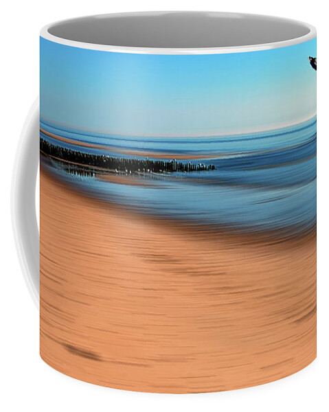 Beach Coffee Mug featuring the photograph Desire Light by Hannes Cmarits