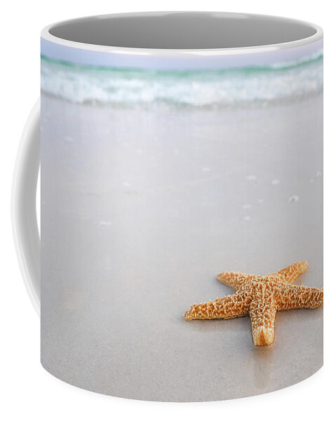 Destin Coffee Mug featuring the photograph Destin Florida Miramar Beach Starfish #1 by Robert Bellomy