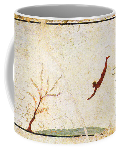 Diver Two Coffee Mug featuring the painting Diver Two #2 by Troy Caperton