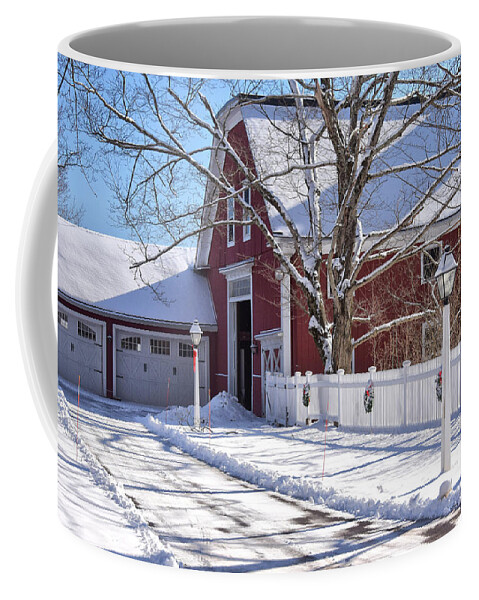 Blue Coffee Mug featuring the photograph Down On The Farm #2 by Tricia Marchlik