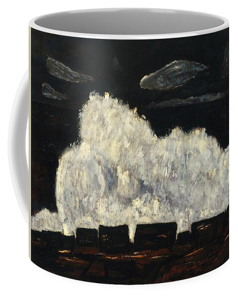 Marsden Hartley (american Coffee Mug featuring the painting Evening Storm Schoodic by Marsden Hartley