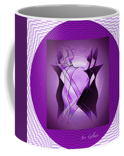 Illustration Coffee Mug featuring the digital art Everybody Dance #4 by Iris Gelbart