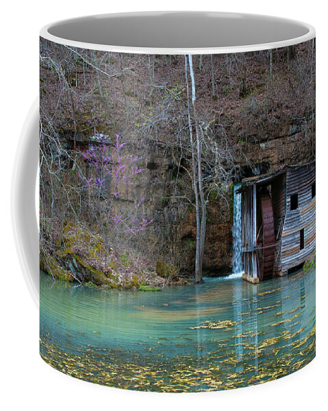 Missouri Coffee Mug featuring the photograph Falling Spring Mill #1 by Steve Stuller