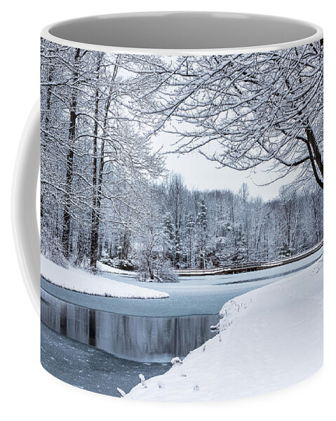 Oberon Coffee Mug featuring the photograph First Snow by Everet Regal