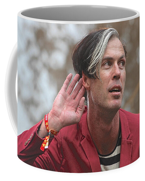 Concert Photography Coffee Mug featuring the photograph Fitz And The Tantrums by Debra Amerson