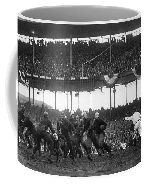 1925 Coffee Mug featuring the photograph Football Game, 1925 #1 by Granger