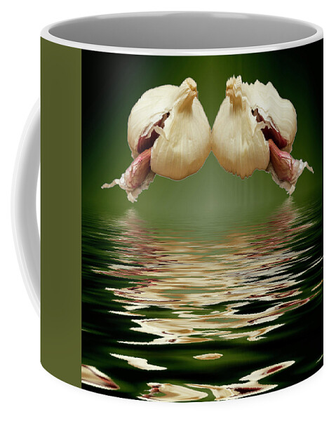Garlic Coffee Mug featuring the photograph Garlic cloves of Garlic #1 by David French