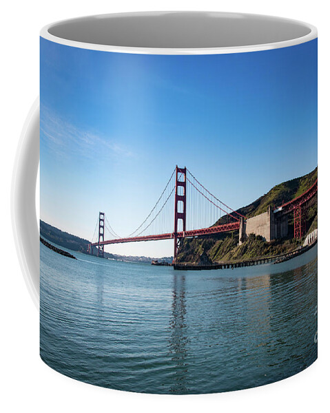 Bridge Coffee Mug featuring the photograph Golden Gate Bridge in San Francisco, USA by Amanda Mohler