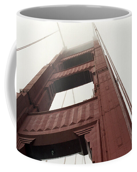 Bridge Coffee Mug featuring the photograph Golden Gate Tower #1 by Mark Fuller