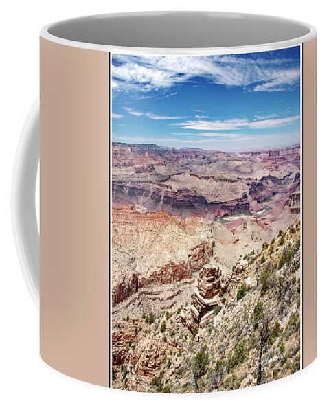 Grand Canyon National Park Coffee Mug featuring the photograph Grand Canyon View from the South Rim, Arizona #1 by A Macarthur Gurmankin