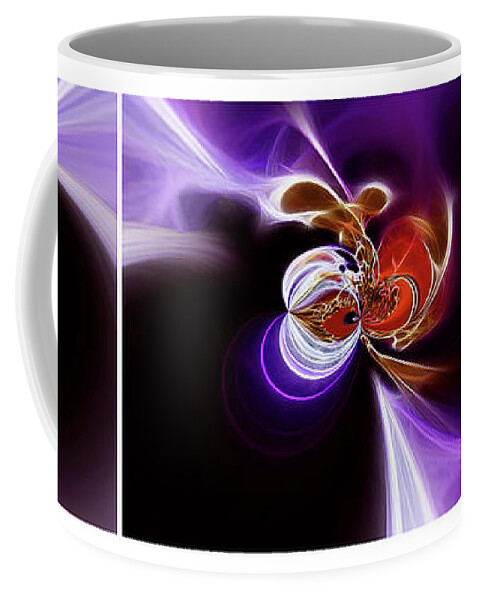 Abstract Coffee Mug featuring the photograph Growing #1 by Elaine Hunter