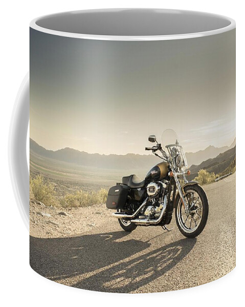Harley-davidson Superlow Coffee Mug featuring the digital art Harley-Davidson SuperLow #1 by Super Lovely
