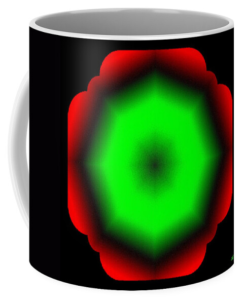 Abstract Coffee Mug featuring the digital art Harmony 26 #1 by Will Borden