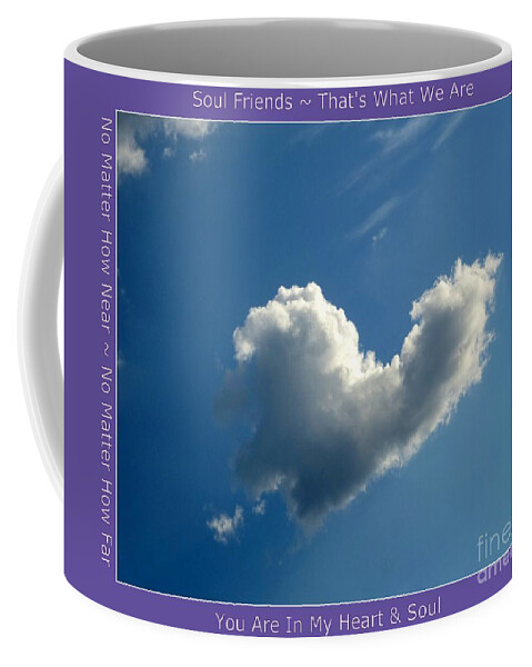 Sedona Coffee Mug featuring the photograph Heart Cloud Sedona #3 by Mars Besso