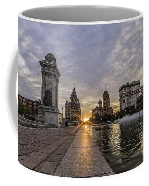 Syracuse Coffee Mug featuring the photograph Heart of the City by Everet Regal
