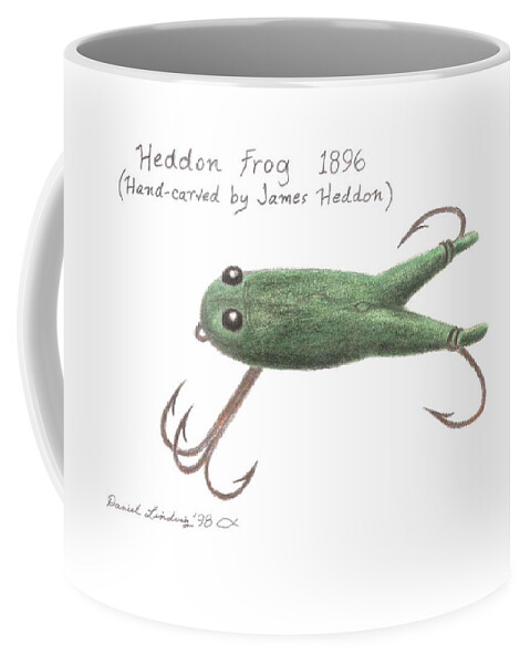 Heddon Frog 1896 #1 Coffee Mug by Daniel Lindvig - Pixels