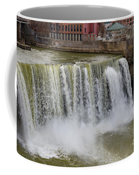 High Falls Coffee Mug featuring the photograph High Falls #1 by William Norton