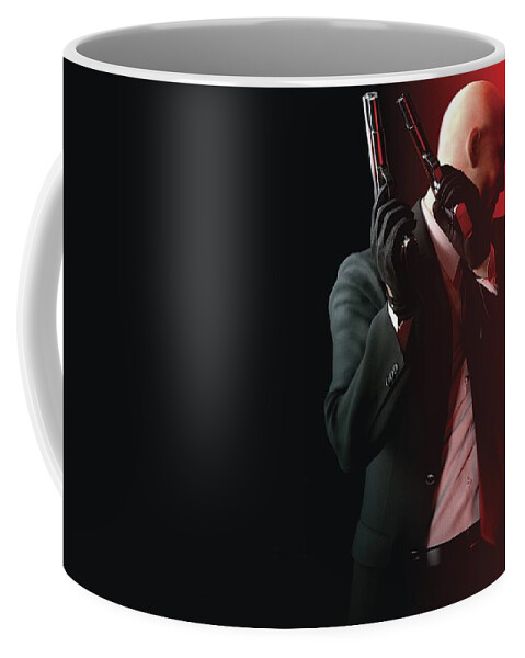 Hitman Coffee Mug featuring the digital art Hitman #1 by Super Lovely