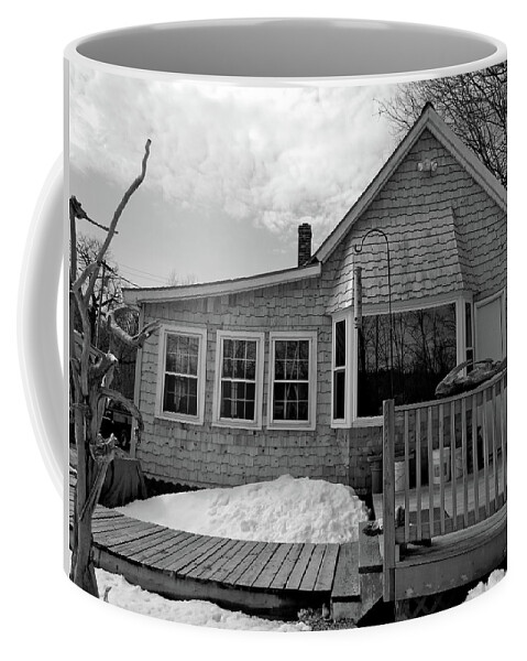 New England Home Coffee Mug featuring the photograph Housesitting 10 by George Ramos