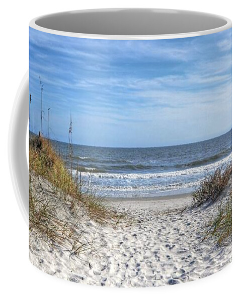 Scenic Coffee Mug featuring the photograph Huntington Beach South Carolina by Kathy Baccari