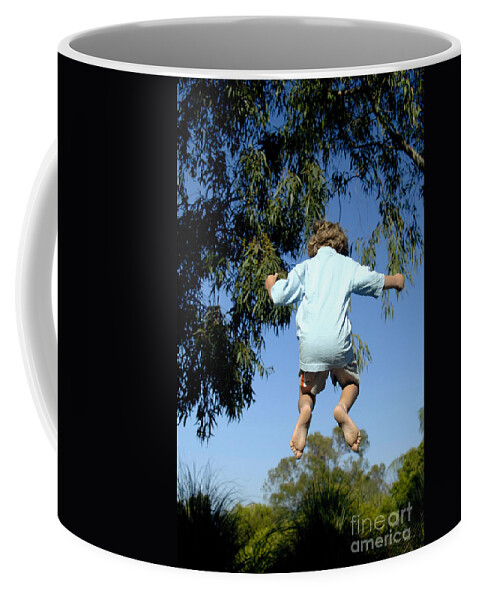  Coffee Mug featuring the photograph I Can Fly #1 by Marc Bittan