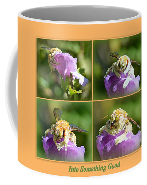 Collage Coffee Mug featuring the photograph Into Something Good #1 by AJ Schibig