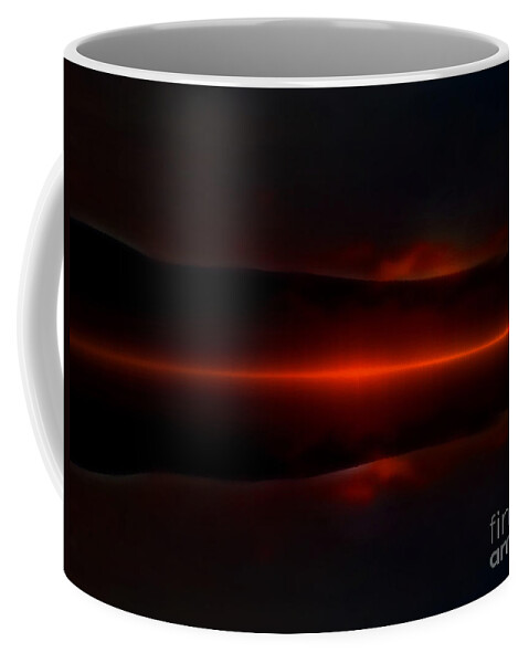 Sunset Coffee Mug featuring the photograph Island Fog Sunrise by Elaine Hunter