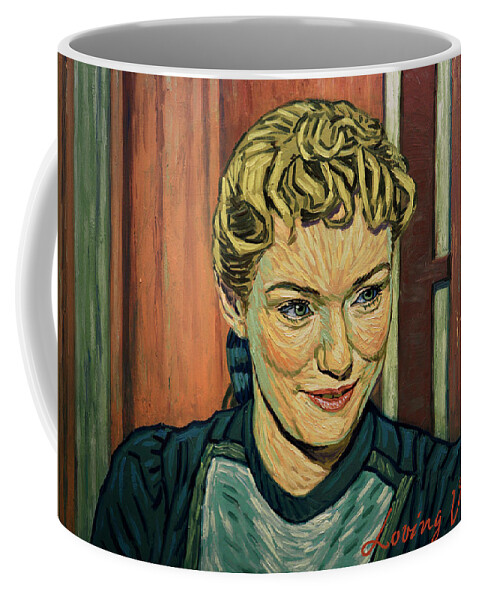  Coffee Mug featuring the painting It Might Explain That Big Argument Between Him and The Doctor by Adam Maciejewski
