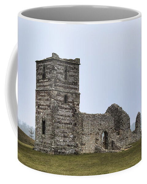 Knowlton Church Coffee Mug featuring the photograph Knowlton Church - England #1 by Joana Kruse