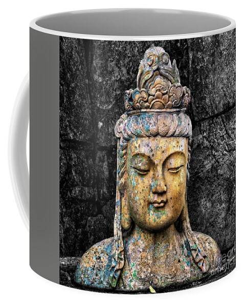 Buddha Coffee Mug featuring the photograph Quan Yin #1 by Sandra Selle Rodriguez