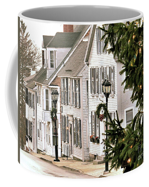 First Street Coffee Mug featuring the photograph Leyden Street by Janice Drew
