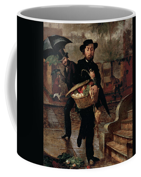 Young Husband Coffee Mug featuring the painting Lilly Martin Spencer by MotionAge Designs