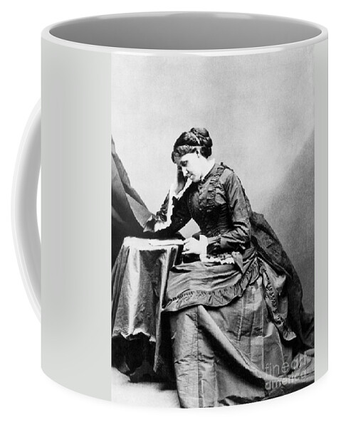 19th Century Coffee Mug featuring the photograph Louisa May Alcott #1 by Granger