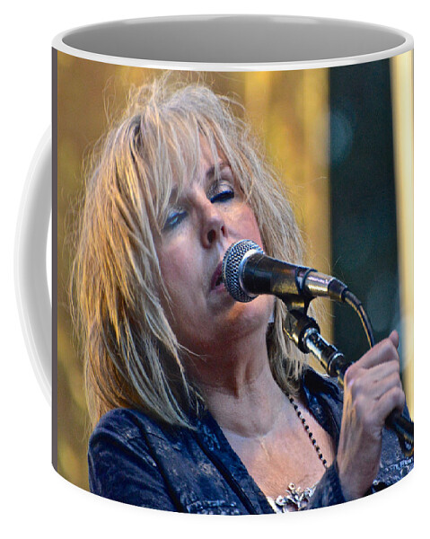 Hsb Coffee Mug featuring the photograph Lucinda Williams by Debra Amerson