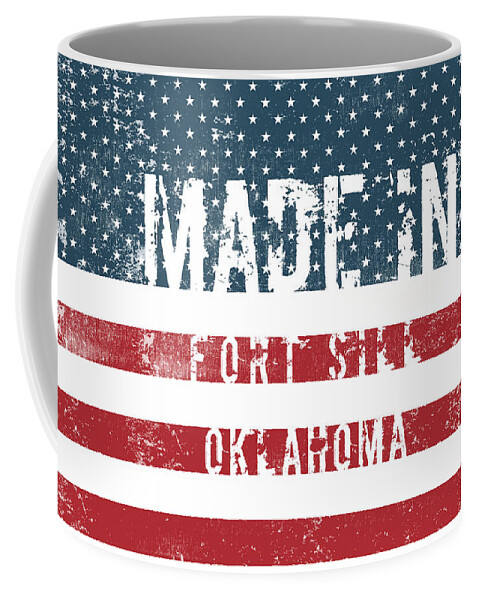 Fort Sill Coffee Mug featuring the digital art Made in Fort Sill, Oklahoma #1 by Tinto Designs