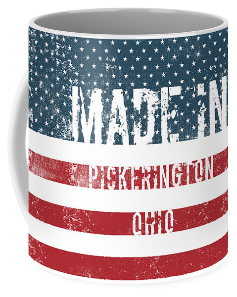 Pickerington Coffee Mug featuring the digital art Made in Pickerington, Ohio #1 by Tinto Designs