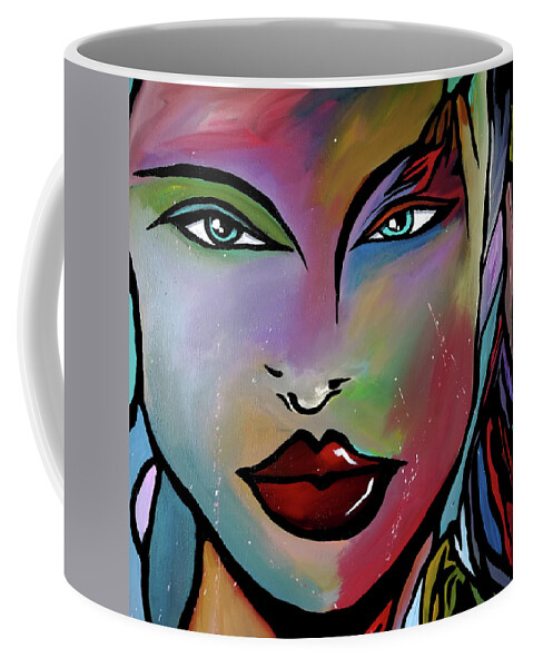Fidostudio Coffee Mug featuring the painting Make A Difference #1 by Tom Fedro
