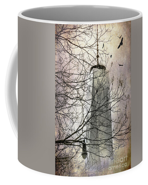 Nine Coffee Mug featuring the photograph Memorial #1 by Judy Wolinsky