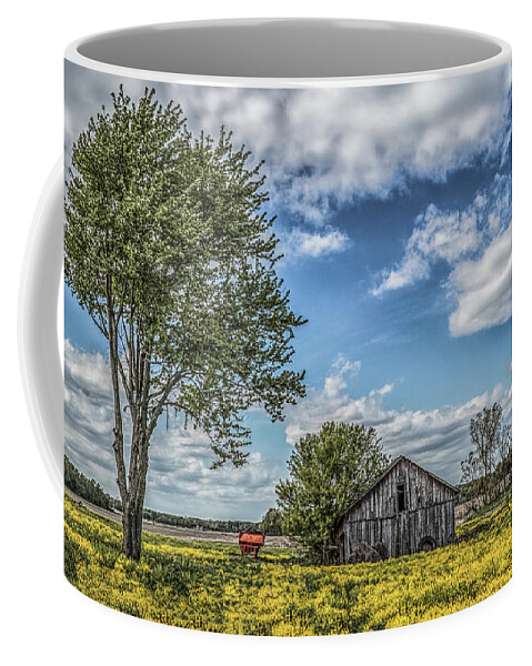 Back Roads Coffee Mug featuring the photograph Michigan Countryside #1 by John McGraw