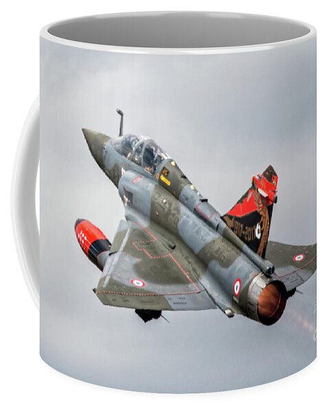 Mirage Coffee Mug featuring the digital art Mirage 2000D #1 by Airpower Art