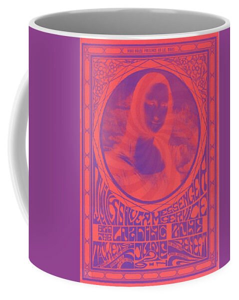 Rock Art Coffee Mug featuring the mixed media Mona by Jeffrey Quiros