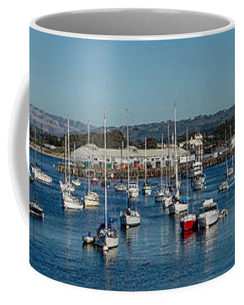 Panoramic Coffee Mug featuring the photograph Monterey Day by Derek Dean