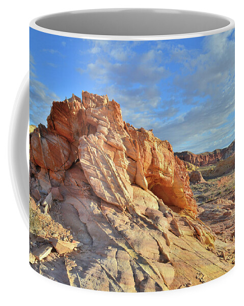 Valley Of Fire State Park Coffee Mug featuring the photograph Morning Light on Valley of Fire #1 by Ray Mathis