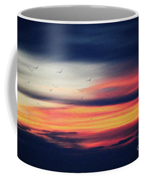 Morning Sunrise Coffee Mug featuring the photograph Morning Sunrise Brilliant by Donna L Munro